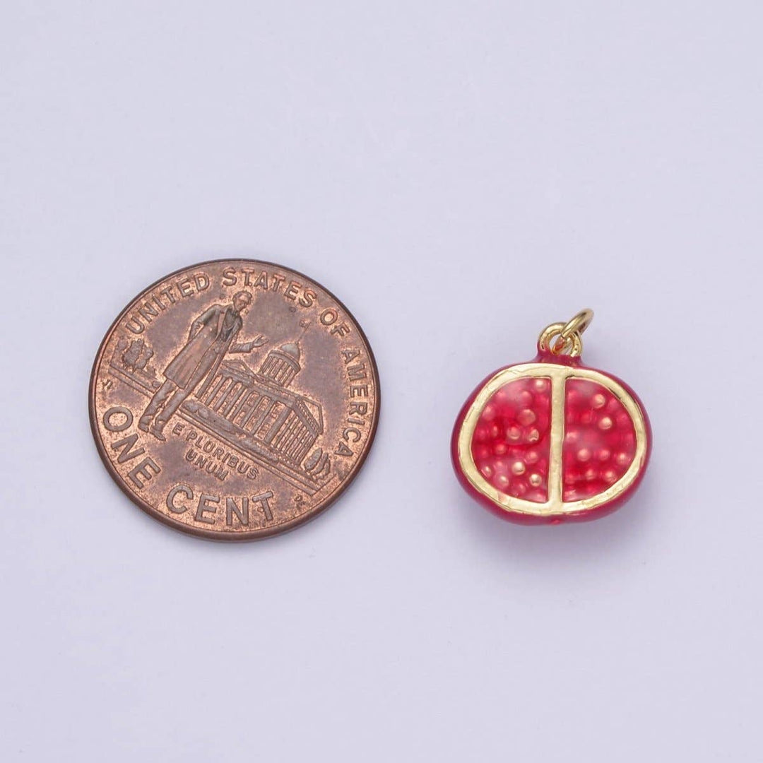 Dainty Pomegranate Charm