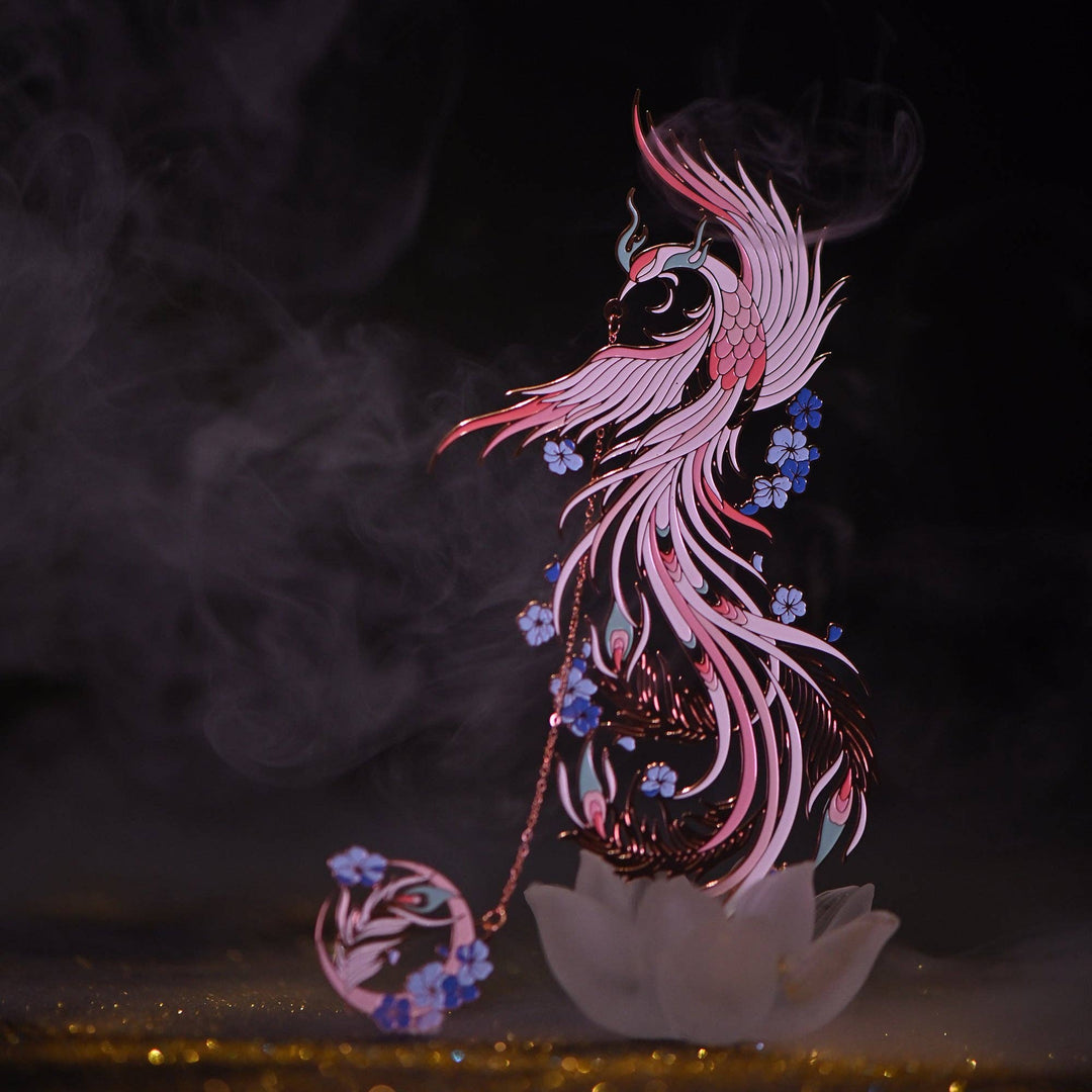 Auspicious Animal Metal Bookmarks (Phoenix)