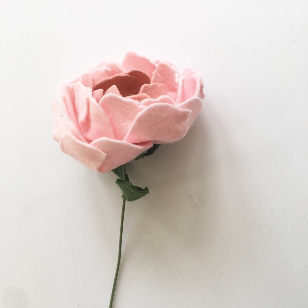 Peony Felt Flowers