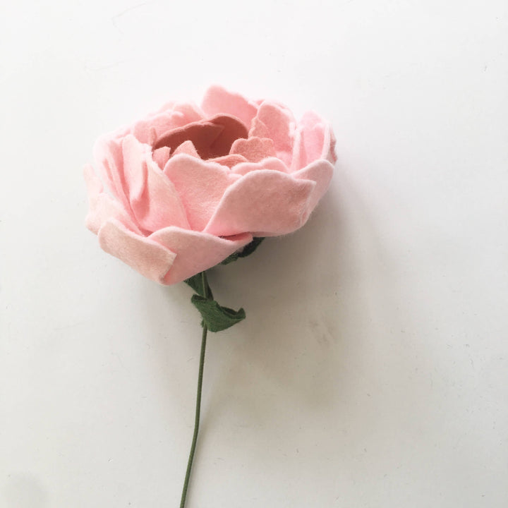 Peony Felt Flowers