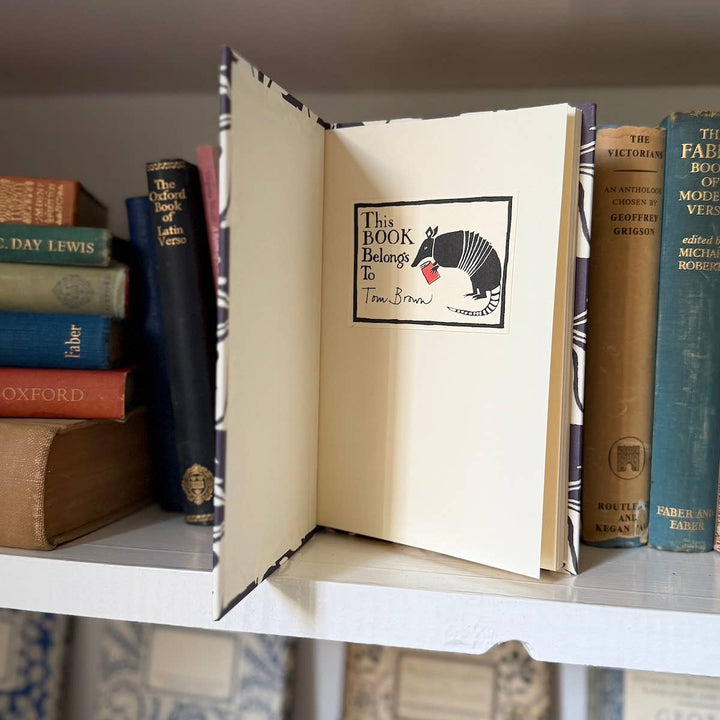 Twelve Bookplates Armadillo
