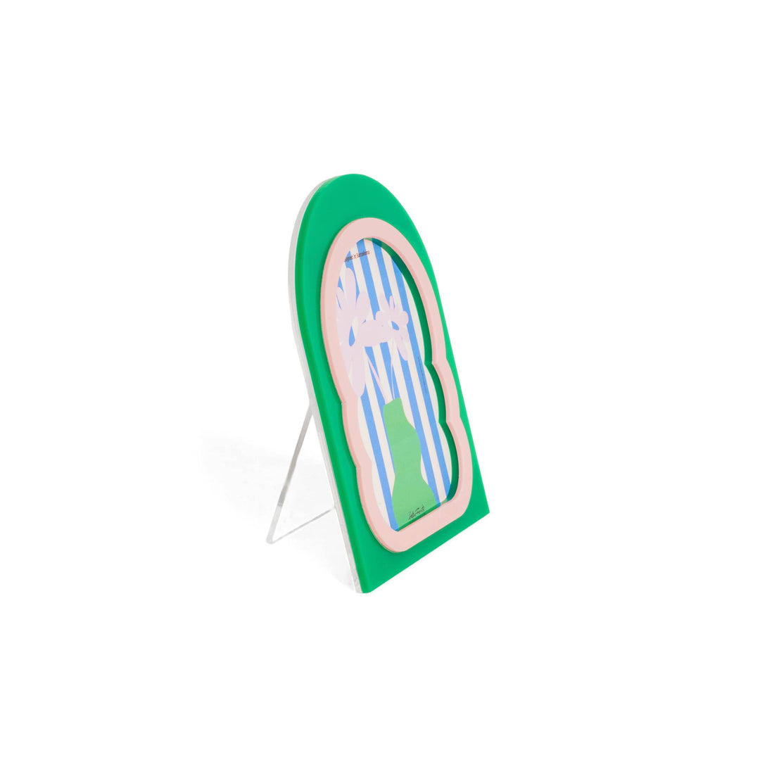 Green Vertex Photo Frame