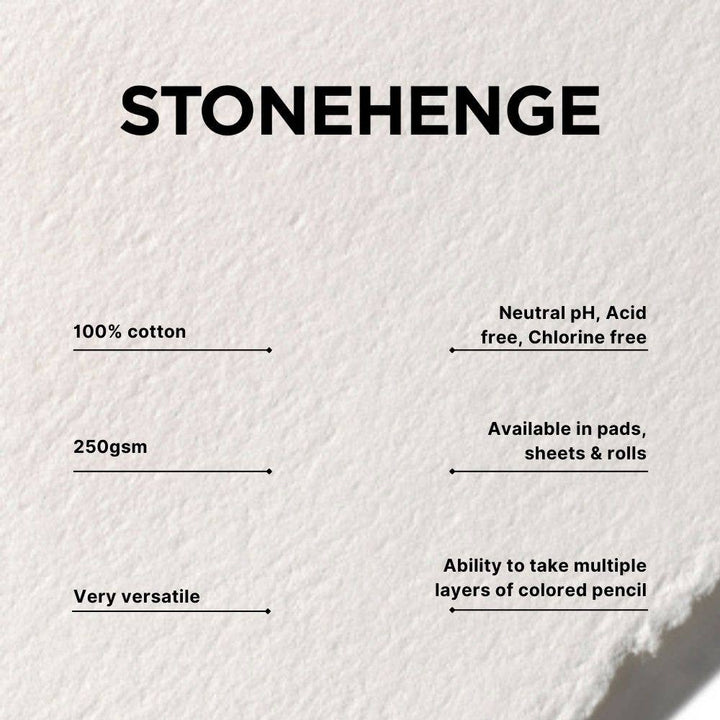 Stonehenge White Spiral Sketchpad