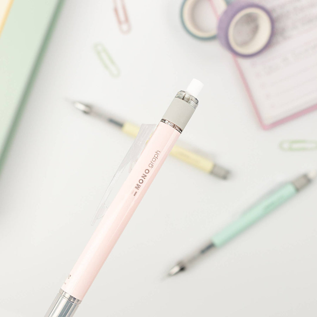 MONO Graph Mechanical Pencil: Pastel Coral Pink