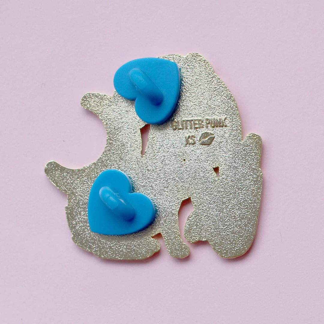 Bluebell Cat Enamel Pin: MLM Pride