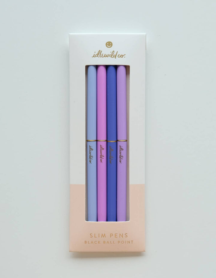 Slim Pen Set of Four | Spectrum Violets
