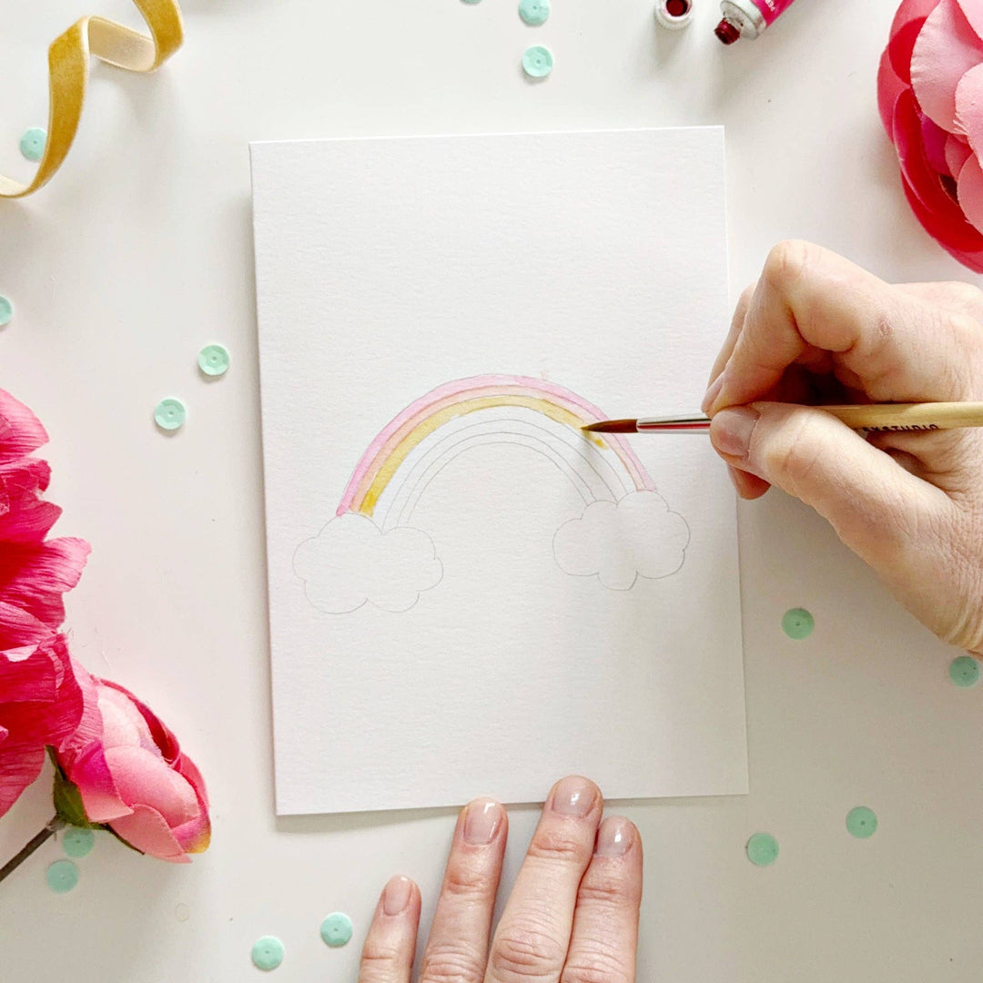 Fairytale Paintable Watercolor Notecards