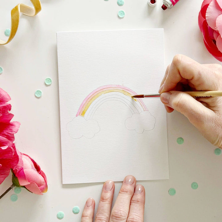 Fairytale Paintable Watercolor Notecards