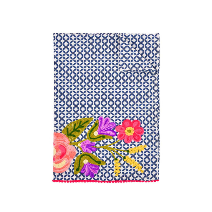 Floral Luminous Embroidered Teatowels