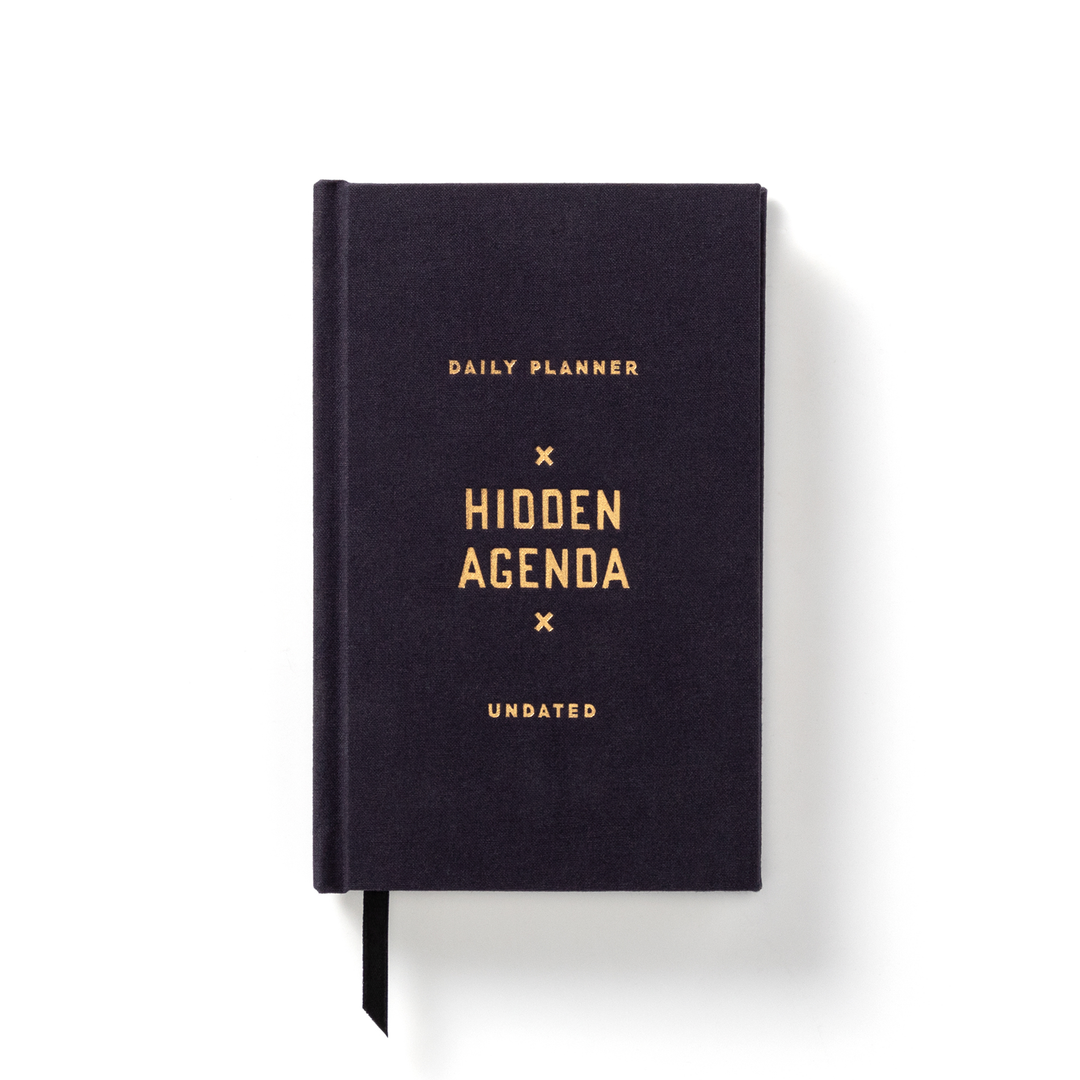 Brass Monkey Hidden Agenda Undated Mini Planner