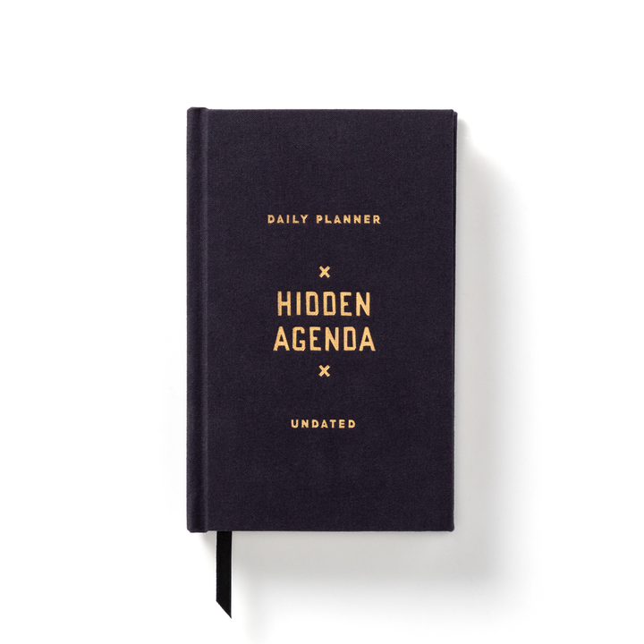 Brass Monkey Hidden Agenda Undated Mini Planner