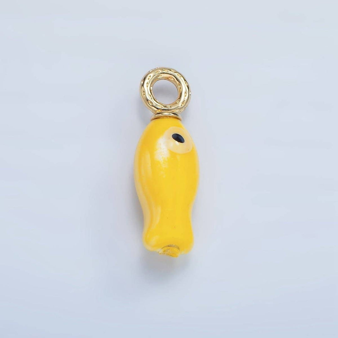 30mm Ceramic Fish Charm