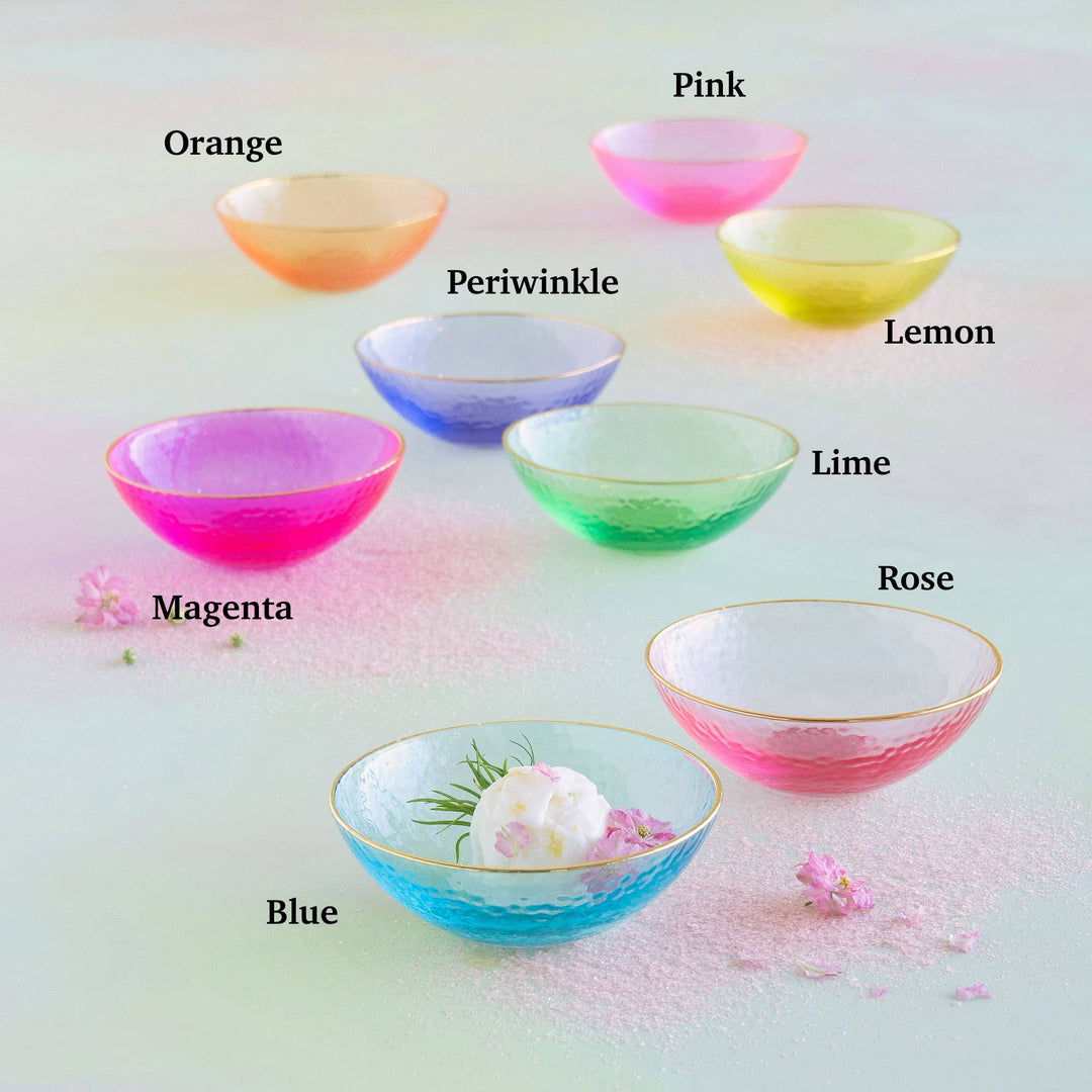 Glitterville Rainbow Dessert Bowl