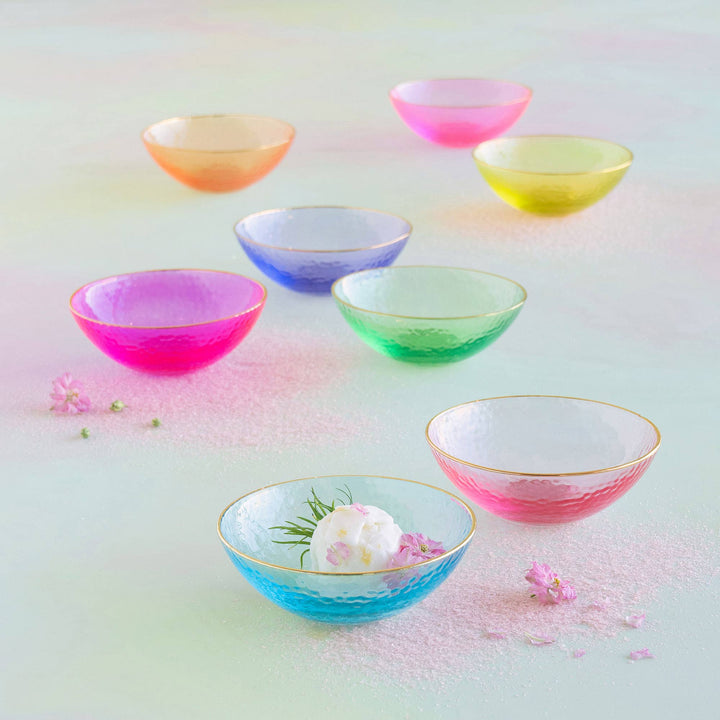 Glitterville Rainbow Dessert Bowl