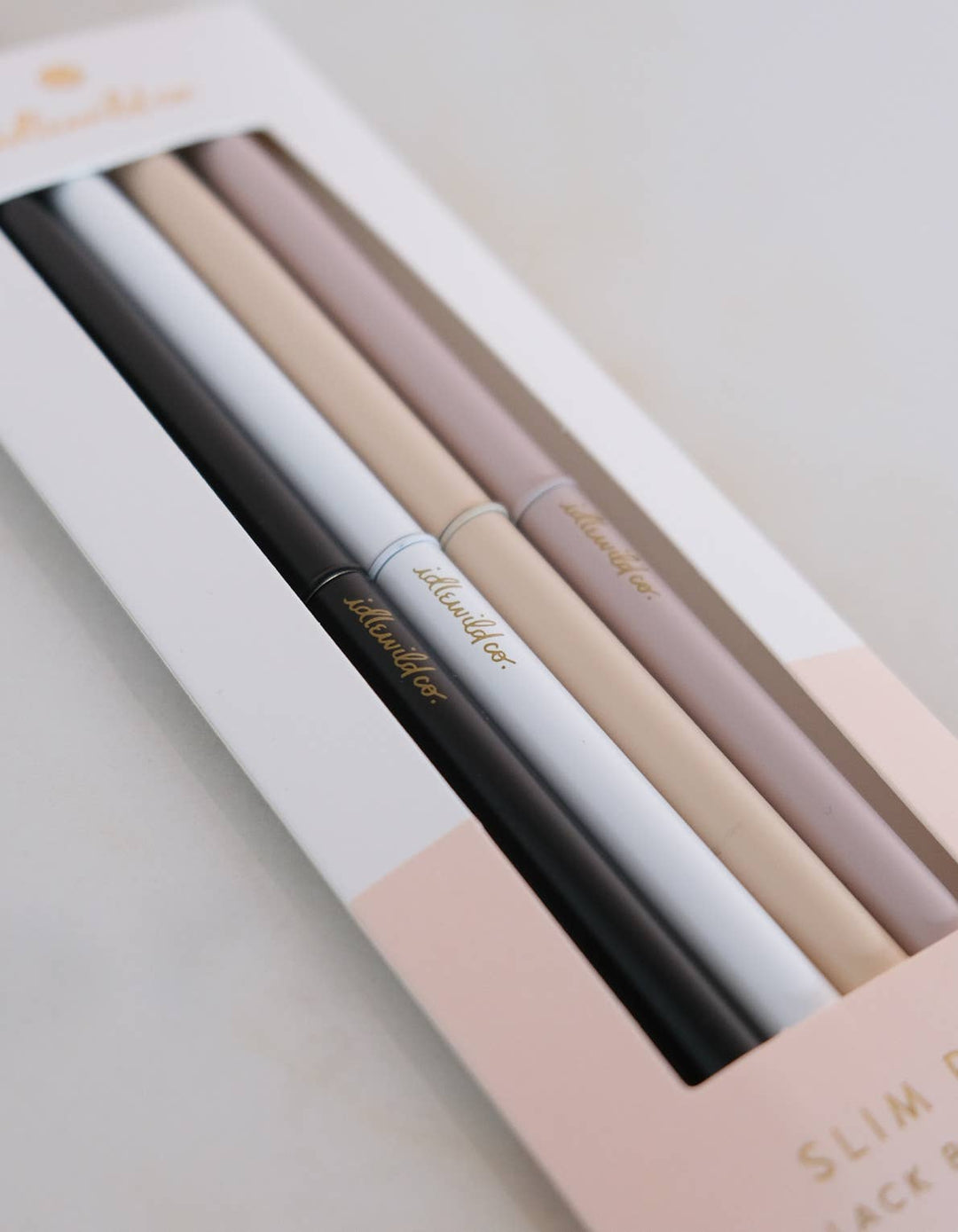 Slim Pen Set of Four | Matte Neutrals