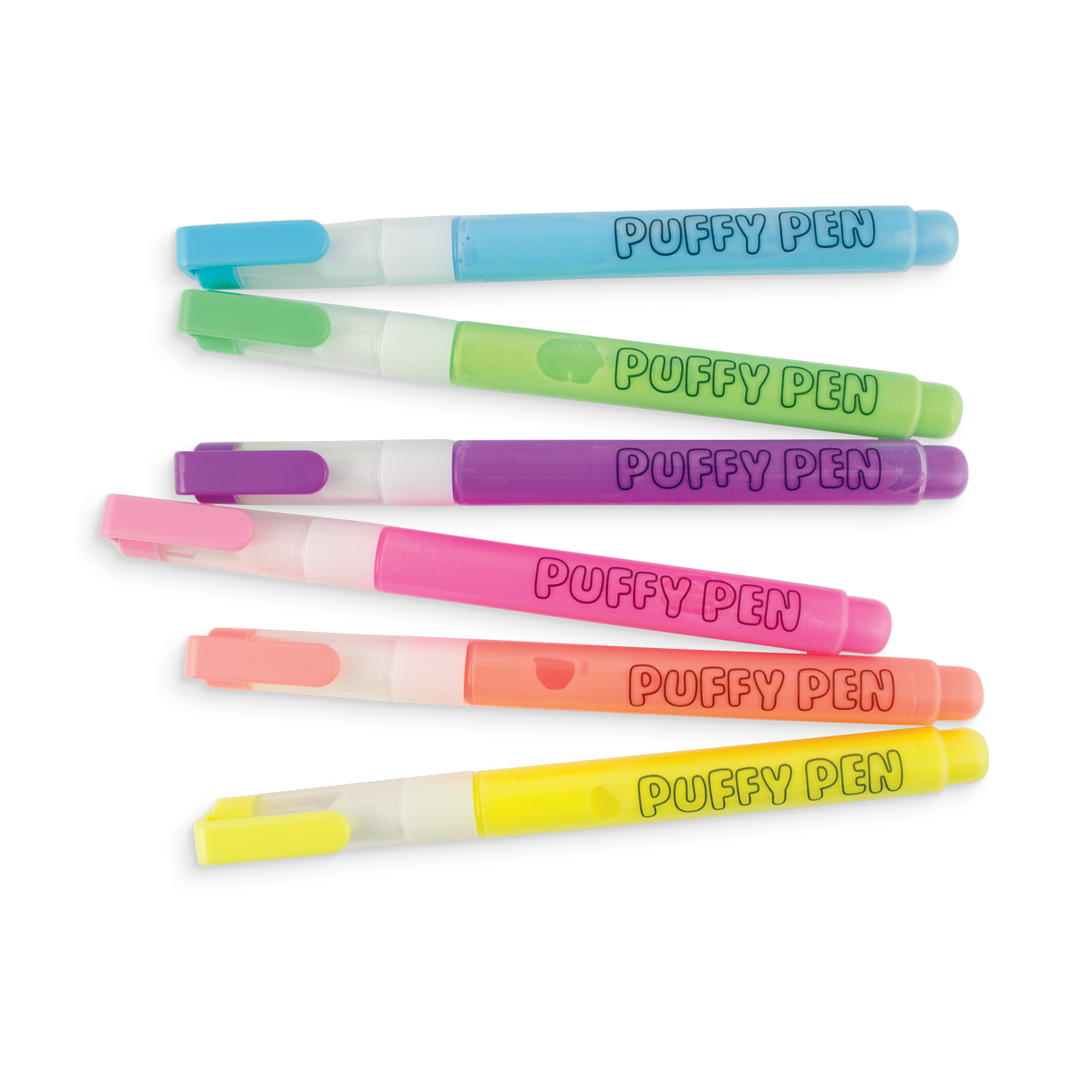 Magic Puffy Neon Pens