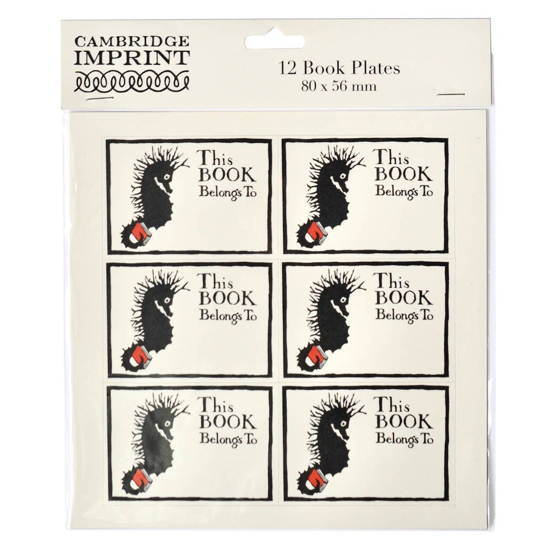 Twelve Bookplates Seahorse