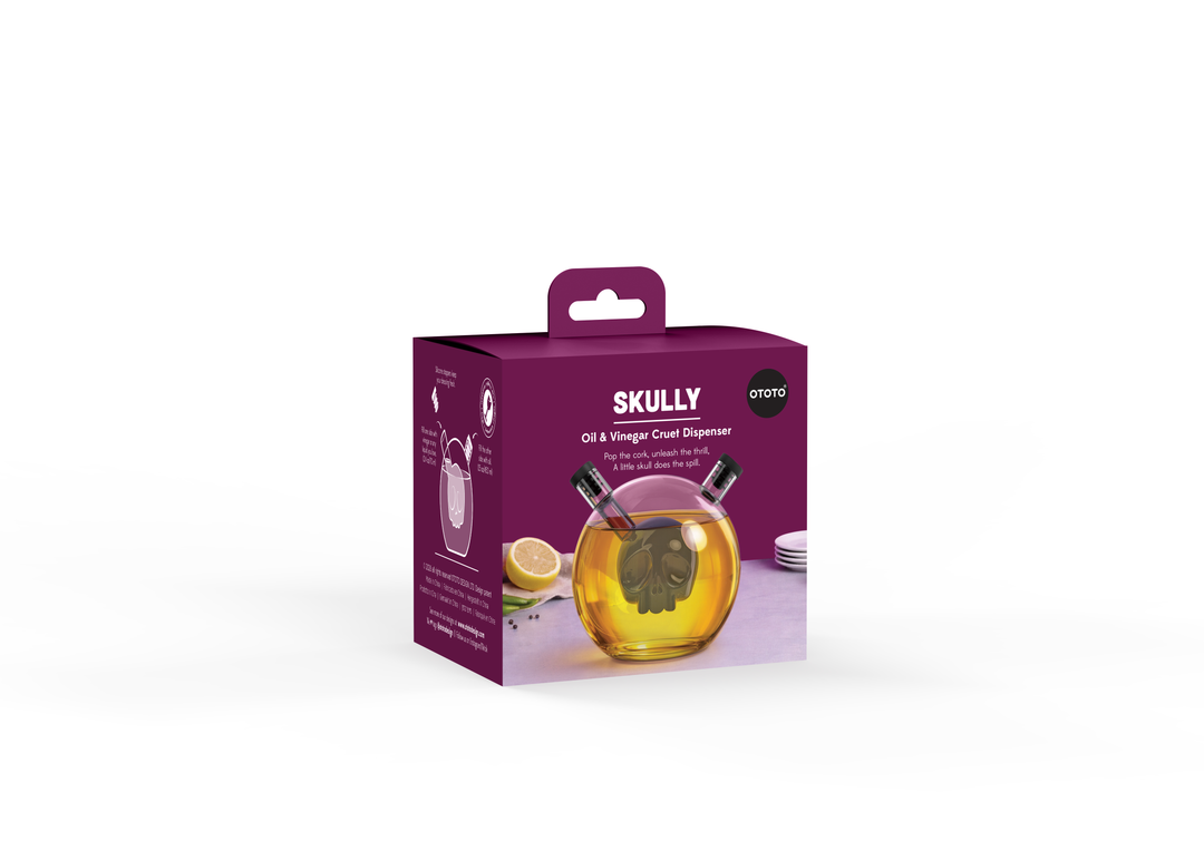 Skully Oil and Vinegar Dispenser