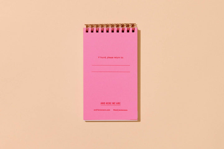 Small Spiral Notebook—Goldfish Cracker