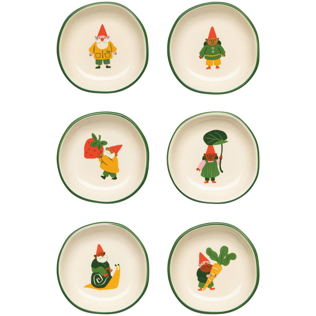 Gnome Grown Pinch Bowls Set of 6 Assorted