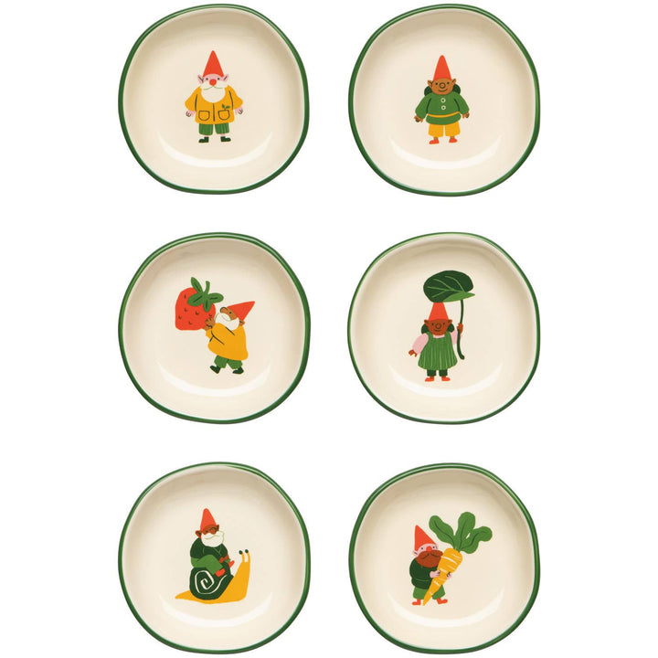 Gnome Grown Pinch Bowls Set of 6 Assorted