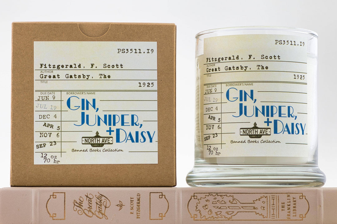 Banned Book Candle / The Great Gatsby