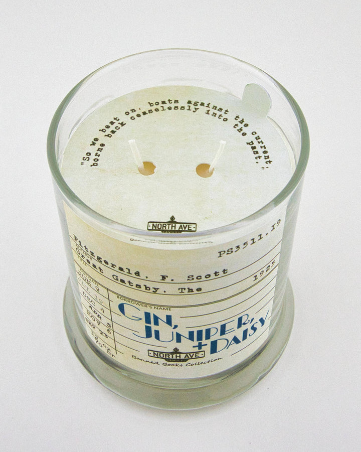 Banned Book Candle / The Great Gatsby
