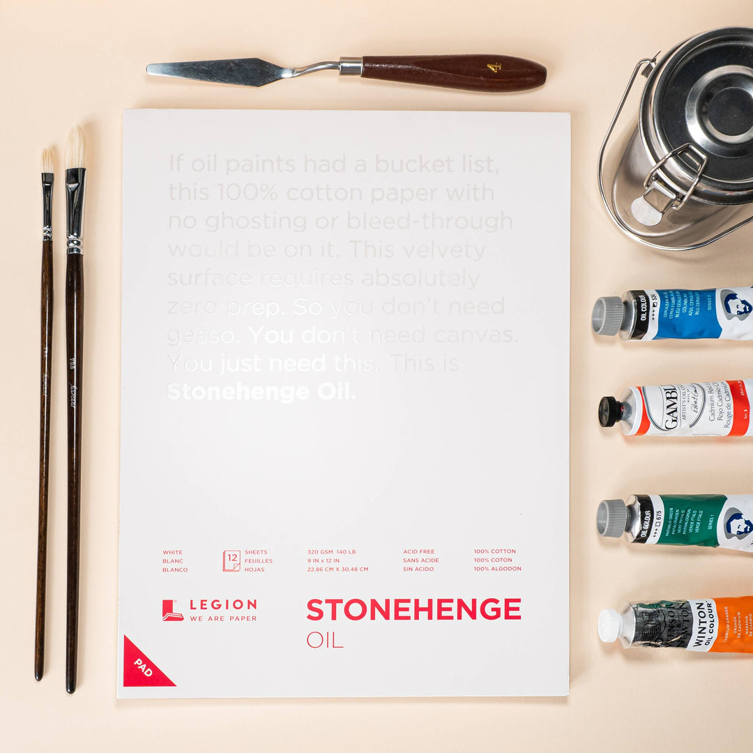 Stonehenge Oil Paper Pad