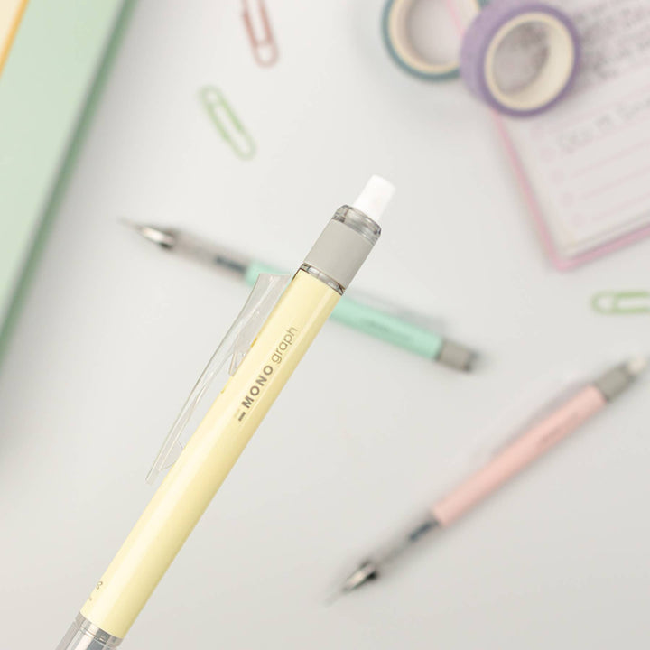 MONO Graph Mechanical Pencil: Pastel Cream Yellow