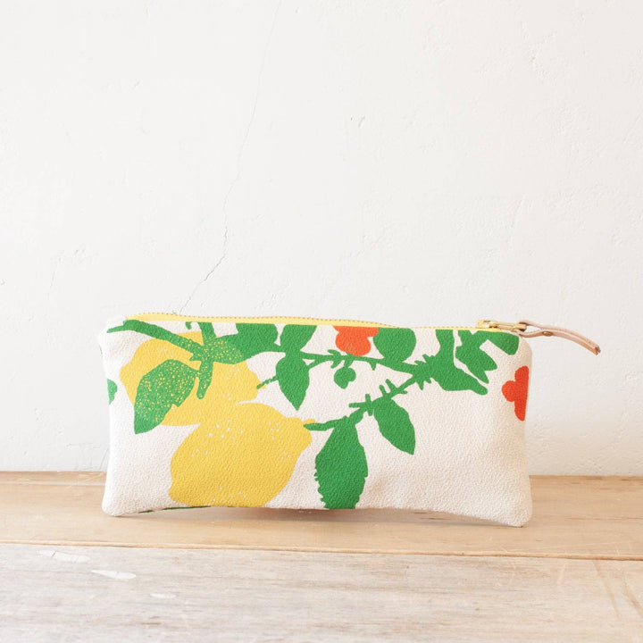 Kelly Lemon Tree Pencil Bag