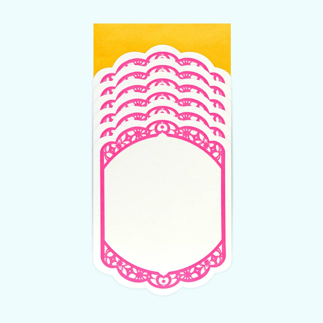 Retro Stars Celebration Flat Note Cards