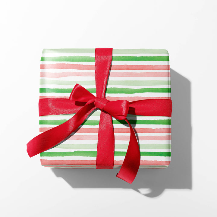 Holiday Stripes Gift Wrap