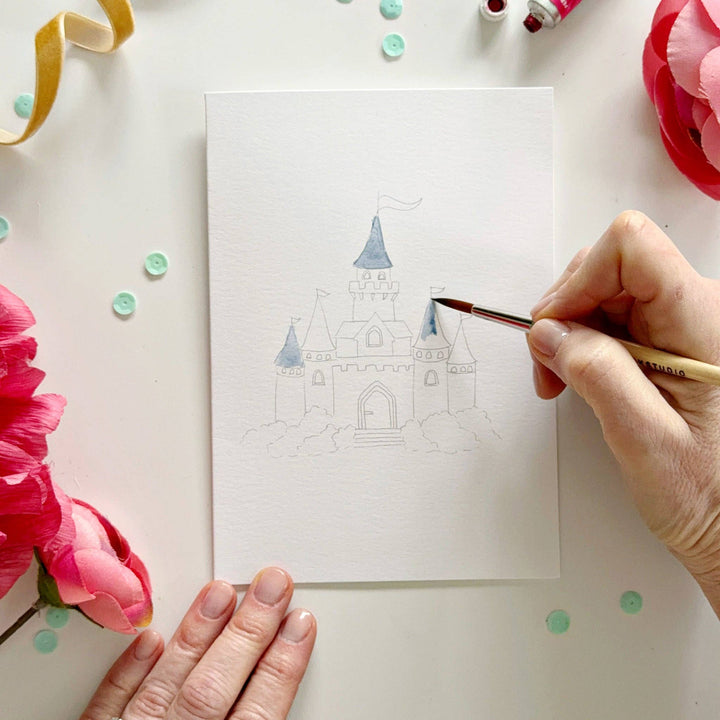 Fairytale Paintable Watercolor Notecards