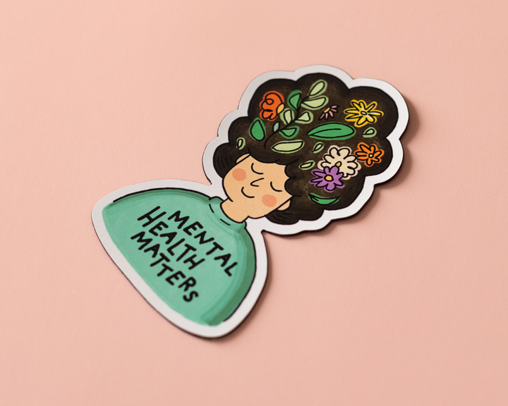 Mental Health Matters Vinyl Sticker