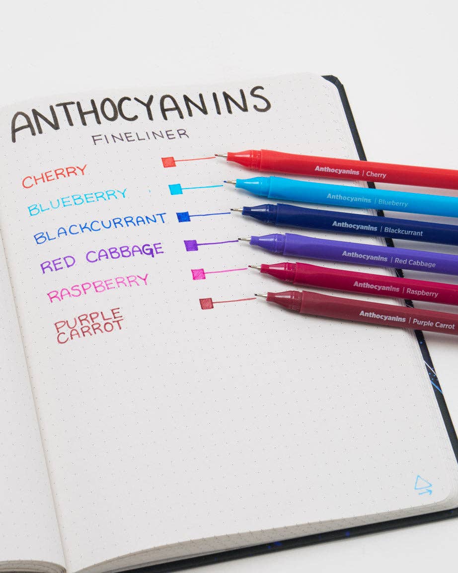 Anthocyanins Fineliner Pens